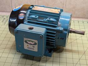 Fa2n.50-2 Brook Crompton Low/no Hours Motor 1/2 Hp 3 Ph 3430 Rpm 208-230/460v