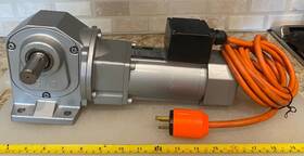 Bhlb22l-600sc1c Brother Gtr Right Angle Gear Motor. 600 1 Single Phase. 1/50 Hp