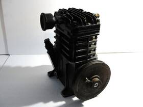 Vt0407 Campbell Hausfeld Air Compressor Component Pump With 6 Inch Wheel Made In Usa