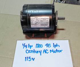09216j2 Century 1/4hp 1725 48 1ph Ac Motor