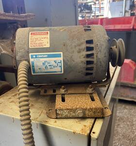 8-158997-01 Century Ac Motor 1hp With Frame And Base Tested