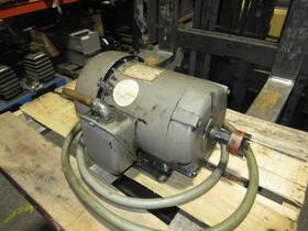 6-360783-01 Century Electric Motor 5hp 1800rpm 230/460v 12.8/6.4a 3ph 60hz Used