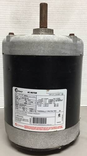 Okr1096v1 Century Ac Motor 1/2hp 1140rpm 230v M26