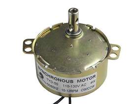 Tyd-50 Chancs 710412318449 Synchronous Motor 110v Ac 10-12rpm 4w Cw/ccw Geared