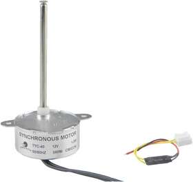 112404053 Chancs Motor Tyc-40 Synchronous Gear Dc 12v 5rpm Cw/ccw Inner-screw Shaft Length