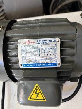00143e03150 Chyun Tseh Industrial 1hp Motor 230/460v C01-43b0 Vpv1-20 20-10 Vane Pump