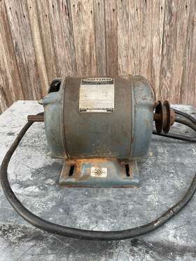 113.19063 Craftsman 113.19062 Vintage Large Electric Motor 1 Phase Dual 5/8 Shaft 1hp 1025