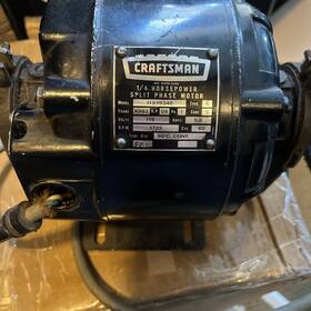 113.19340 Craftsman 1/4 Horsepower Split Phase Motor