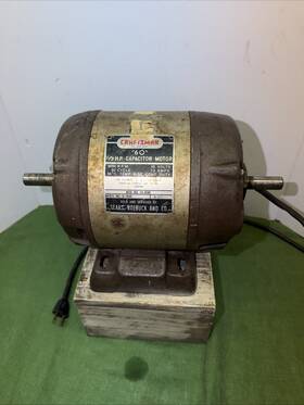 115.19190 Craftsman Vintage Inch 60 1/2 Hp Electric Motor 3450 Rpm 115v Model