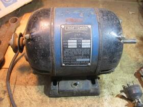 115.5764 Craftsman Vintage 1/2 Hp Motor 110 Volt 3250 Rpm Dual Inch Shaft