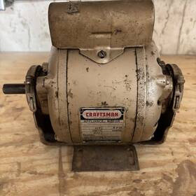 115-7666 Craftsman Vintage Electric Motor 1/3rd Hp 1750 Rpm
