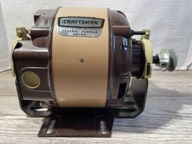 19341 Craftsman 1/4 Hp Split Phase Motor 113 115 Volts Xlnt Cond Read