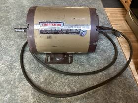 19921 Craftsman 3/4 Hp Electric Motor Table Scroll Saw Lathe Drill Model 397