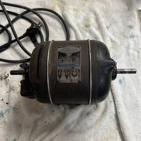 5608-d Craftsman Vintage 1/2 Hp Electric Motor 1ph 110/220 Double Shaft. Rpm 3450