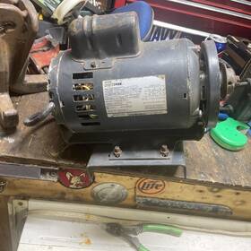 T55bxhk-470 Craftsman 1 1/2 Hp 3450 Rpm With On Off Switch Wired In