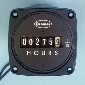 1136gh200-d Cramer Company Type 635k-aa Elapsed Timer / Hour Counter