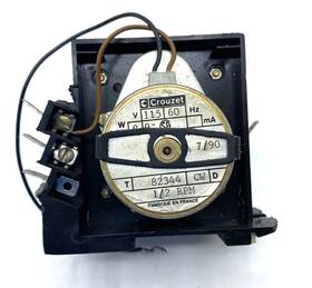 83344 Crouzet Electric Motor Gearbox - 115v- 60 Hz 1/2 Rpm