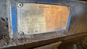 Hhi100-18-405tc Crown Triton 100 230/460 Volts 405c Frame Plp405pr04u3 Motor