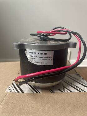 Xyd-6d Currie Technologies 24v 350w Electric Motor Model With 11 Tooth #25 Chain Sprocket
