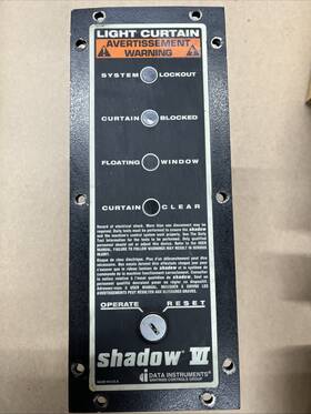 9674202 Data Instraments Wintriss Control Group Shadow Vi Light Curtain Controller Instruments Controls