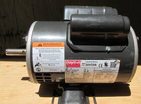 103874.00 Dayton 20vd06 1/2 Hp Motor 1725 Rpm 115/208-230v Single Phase Mpn