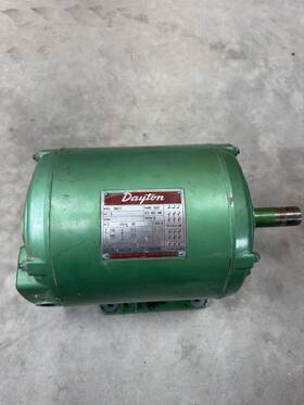 2n977 Dayton 5hp 184t 3 Phase 1730 Rpm
