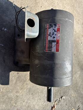 208-220 Dayton 2n983f 3-phase Ac Motor Model No. 3hp 208-220/440v