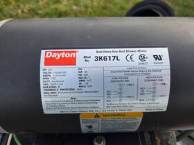 3k617l Dayton Belt Drive Fan Blower Motor 3/4hp Split Phase 56h 115/208-230 Hvac
