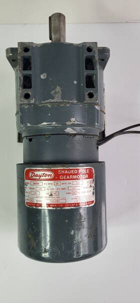 3m329a Dayton Shaded Pole Gearmotor Model 30 Rpm 1/15 Hp Tested