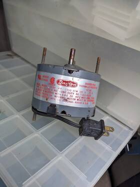 3m366d Dayton 3m660 Hvac Motor 1/100 Hp 1550 Rpm Shaded Pole