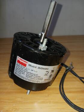 3m544bg Dayton Shaded Pole Motor Rpm 1550 Hp 1/40
