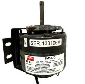 133106m Dayton 3m577d Motor Ser. Shaded Pole 1550rpm 115v 60hz 3/8x2 Shaft