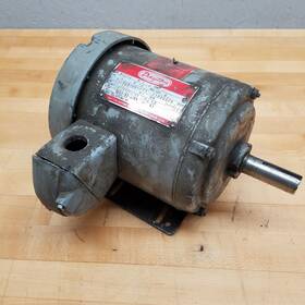 Frame-145t Dayton 3n074 1hp 1140 Rpm Motor. - Used