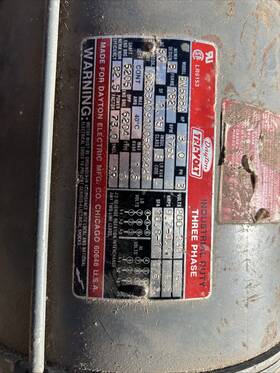 3n658a Dayton Tri-volt