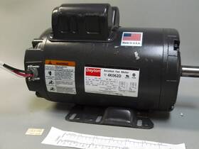 4k062d Dayton General Purpose Motor 3 Hp 230v 3450 Rpm 1 Phase 7/8 Inch 14hrs G2l1