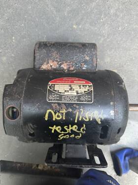 4k153a Dayton Capacitor Start Motor Hp 1/2 Rpm 1725 Ph 1 115/230v 56 Frame