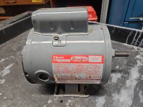 4k928 Dayton Used Capacitor Start Motor 1/3hp 115/230vac 1725rpm Frame 48