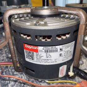 4m098bg Dayton Motor 1/3 Hp 1075 3 Spd 115 V 48yz Opao
