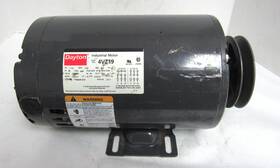 4vz19 Dayton Industrial Motor 1 1/2hp 1725rpm 3ph 123/456v