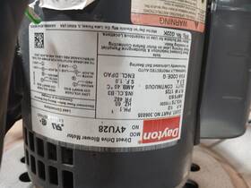 4yu28 Dayton 4yu26 Genuine Direct Blower Motor 1/2 Hp 1725 Rpm 48z 115/230v