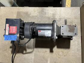 4z248d Dayton Model 1/4 Hp 90v Dc Motor With Speed Control-& 90deg Gear Box From Conveyor