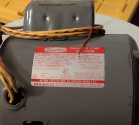 5k529r Dayton 1/3 Hp 115v 1725 Rpm Single Phase Ac Foot-mount Motor