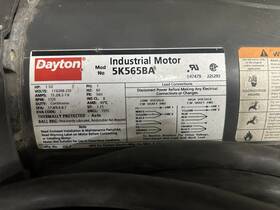 5k565ba Dayton Industrial Motor Model