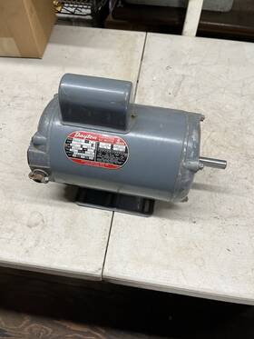 5k923f Dayton Industrial Motor 56h 1ph 1.5hp 1725rpm 115/230vac 20.0/10.0amp