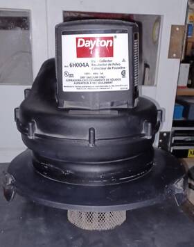 6h004a Dayton Dust Collector Motor #6h004a