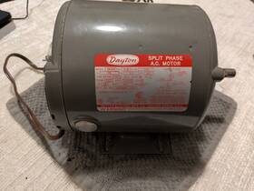 6k069 Dayton Split Phase A.c. Motor Model 1/2 Hp 175 R.p.m
