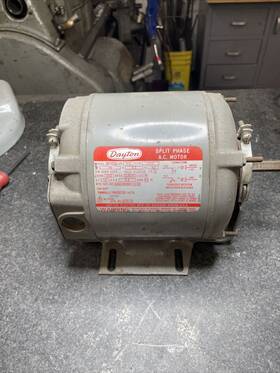 6k312a Dayton Split Phase Ac Motor 115v 1725 Rpm 1/2 Shaft D Flat 1 60hz