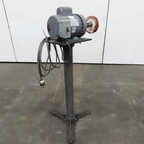 6k327h Dayton 1/2hp 1725rpm 115/230v Pedestal Buffer Finishing Polisher