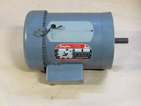 6k342 Dayton Capacitor Ac Motor 1/2 Hp 115/230v 1725rpm F56c Frame 1ph