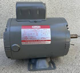 6k338a Dayton 6k388a 1/2hp Electric Motor 1/2 Inch Shaft 1725 Rpm 115v 1ph - Read Details